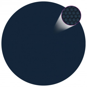 Pool Cover Black and Blue Thick PE film with air chambe...