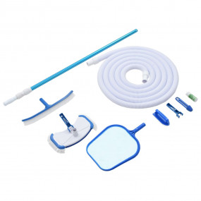 Pool Maintenance Kit White, Blue ABS, Aluminum Standard