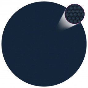 Pool Cover Black and Blue Thick PE film with air chambe...
