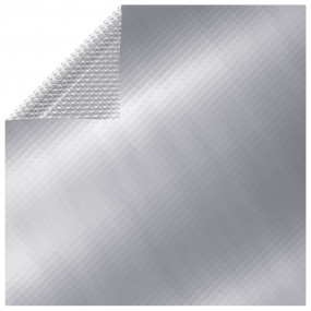 Pool Cover Silver Thick PE film with air chambers Large
