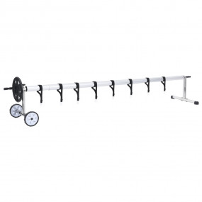 Pool Cover Roller Black and silver Stainless steel, alu...