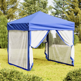 Party Tent Blue 210D oxford fabric with silver coating ...