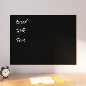 Imag:Wall-mounted Magnetic Board Black 31.5x23.6Tempered Glass