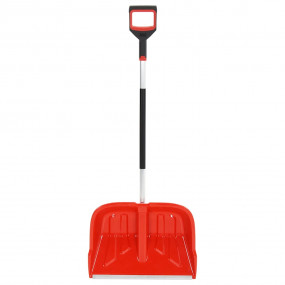 Snow Shovel Red Polypropylene, Aluminum 53.5 in Lightwe...
