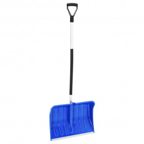 Snow Shovel Blue Polypropylene, Aluminum Large Ergonomi...