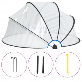 Pool Dome Transparent PVC, Fiberglass Large Collapsible