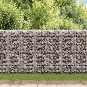 Gabion Basket Galvanized Steel 78.7"x11.8"x39.4"