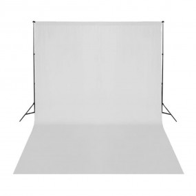 Backdrop Cotton without Stand White 16x10 feet