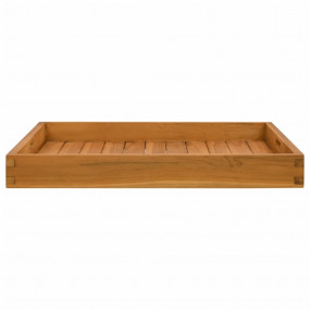 Serving Tray 23.6"x23.6" Solid Wood Teak