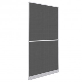 White Hinged Insect Screen for Doors 39.4 x 84.6"