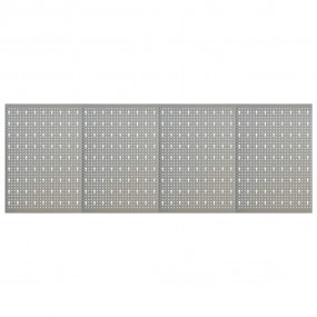 Wall-mounted Peg Boards 4 pcs 15.7"x22.8" Steel