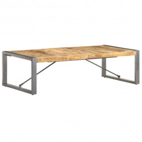 Coffee Table 55.1"x27.6"x15.7" Rough Mango Wood