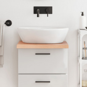 Bathroom Countertop Light Brown 15.7"x19.7"x(0.8"-1.6")...