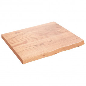 Bathroom Countertop Light Brown 23.6"x19.7"x0.8" Treate...