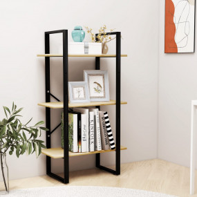 Storage Shelf 23.6"x11.8"x41.3" Solid Wood Pine