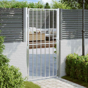 Garden Gate 39.4"x78.7" Stainless Steel