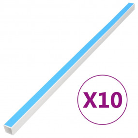 Cable Trunking Self-Adhesive 0.98"x0.98" 32.8' PVC