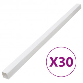 Cable Trunking 1.6"x1" 98.4' PVC