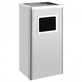 Ashtray Dustbin Hotel 11.9 gal Stainless Steel
