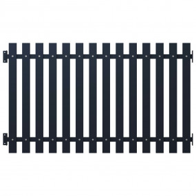 Fence Panel Anthracite 67.1"x39.4" Powder-coated Steel