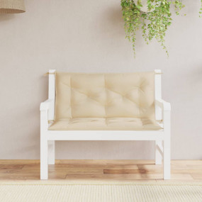 Garden Bench Cushions 2pcs Beige 39.4"x19.7"x2.8" Oxfor...