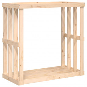 Outdoor Log Holder 42.5"x20.5"x41.7" Solid Wood Pine