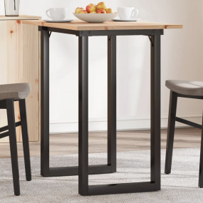 Dining Table O-Frame 31.5"x19.7"x29.7" Solid Wood Pine ...