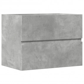 Bathroom Cabinet Concrete Grey 23.6x15.2x17.7" Engineer...