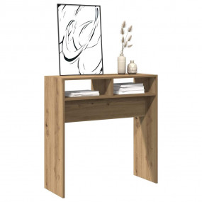 Console Table Artisan Oak 30.7x11.8x31.5" Engineered Wo...