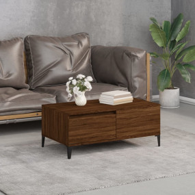 Coffee Table Brown Oak 35.4x19.7x14.4" Engineered Wood