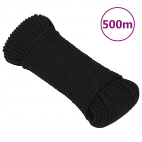 Work Rope Black 0.16 " 1640.4 ' Polyester