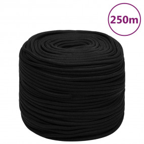 Work Rope Black 0.39 " 820.2 ' Polyester