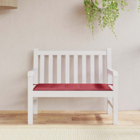 Patio Bench Cushion Wine Red 39.4x19.7x1.6" Oxford Fabr...