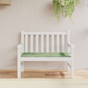 Patio Bench Cushion Leaf Pattern 47.2x19.7x1.6" Oxford ...