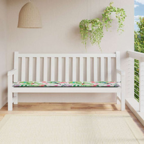 Patio Bench Cushion Multicolored 78.7x19.7x1.6" Fabric