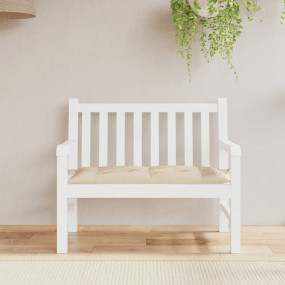 Patio Bench Cushion Beige 43.3x19.7x2.8" Oxford Fabric