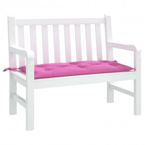 Patio Bench Cushion Pink 43.3x19.7x2.8" Fabric