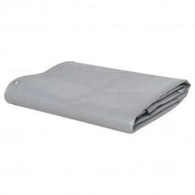 Tarpaulin 7.11 oz/ft 8.2x11.5' Grey