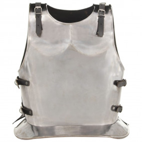 Medieval Knight Body Armour Cuirass Replica LARP Silver...