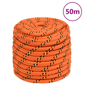 Boat Rope Orange 0.63 " 164.0 ' Polypropylene