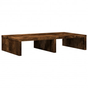Monitor Stand Smoked Oak 19.7x10.6x3.9" Engineered Wood