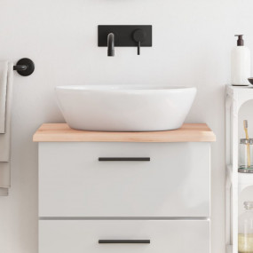 Bathroom Countertop 23.6x23.6x0.8" Untreated Solid Wood