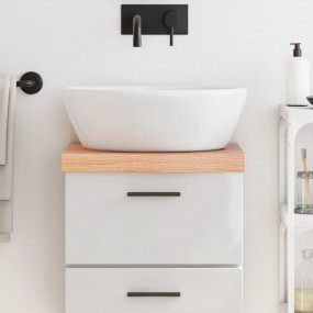 Bathroom Countertop Light Brown 15.7 x 15.7 x (0.8-2.4)...