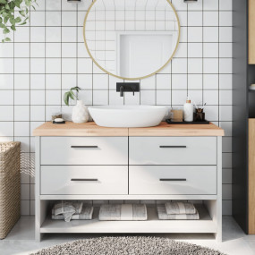 Bathroom Countertop 55.1 x 19.7 x (0.8-2.4) " Untreated...