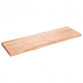 Bathroom Countertop Light Brown 63.0 x 19.7 x (0.8-2.4)...