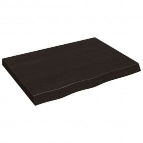 Bathroom Countertop Dark Brown 31.5 x 23.6 x (0.8-2.4) ...