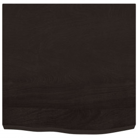 Bathroom Countertop Dark Brown 23.6 x 23.6 x (0.8-2.4) ...