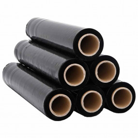 Stretch Film 6 pcs Black 23 m 19.7 " x 492.1 '