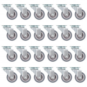 Swivel Casters 24 pcs 1.97 "