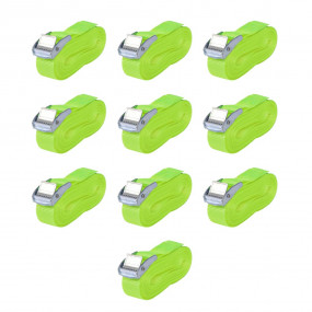 Straps 10 pcs 0,25 Tonnes 16.4 'x0.98 " Fluorescent Gre...
